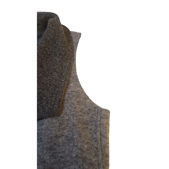 Cut Loose Wool Vest Womens Size XL Gray Two Button Front Lagenlook Outdoors - Picture 6 of 14